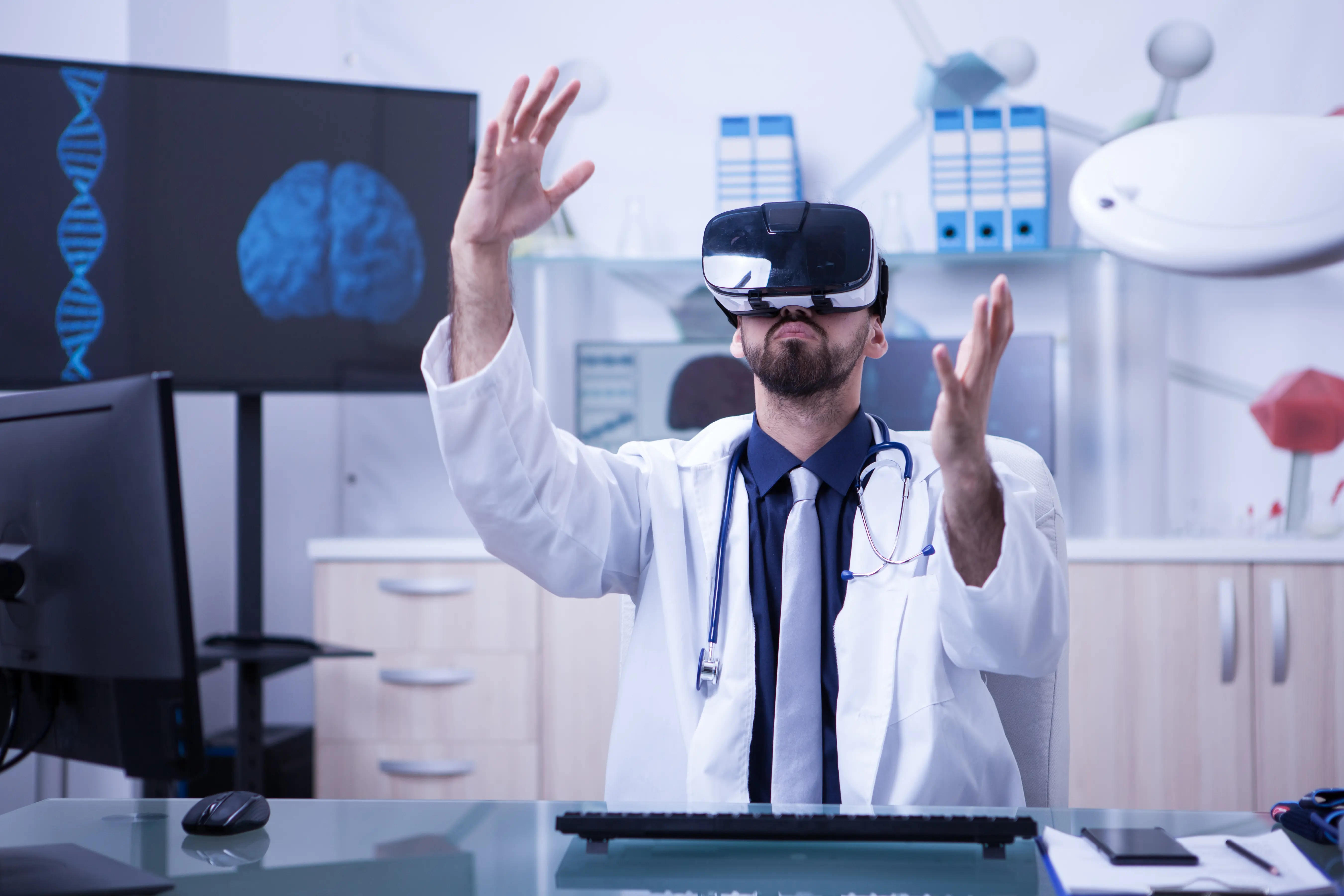 VR being used in healthcare field 